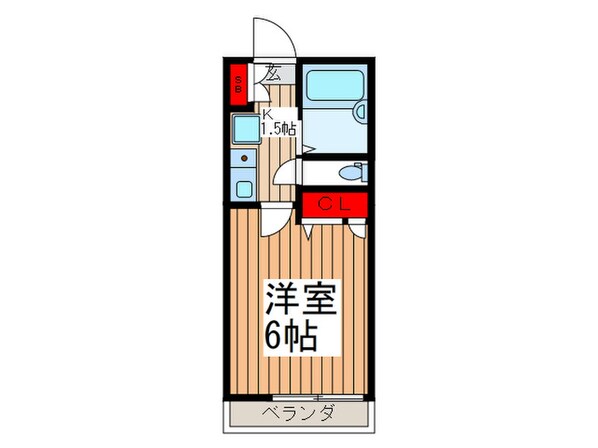 キャッスルクレインの物件間取画像